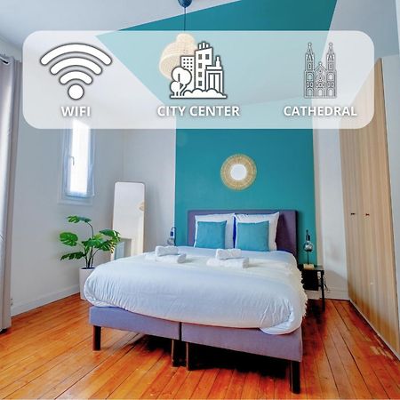 Apartmán Wellness Bubble - Cathedrale - Hypercentre Remeš Exteriér fotografie